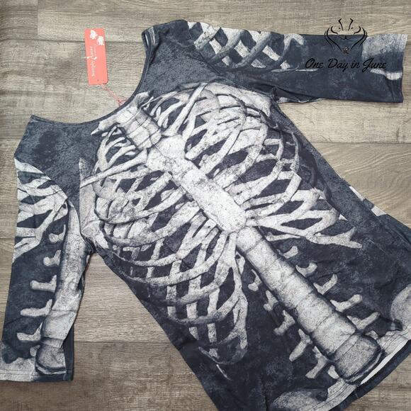 Simply Aster 3/4 Sleeve Tee Shirt Size 1X - Picture 1 of 5